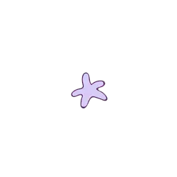 Starfish - purple - PNG Images