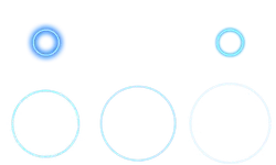 Blue Halo - glow - abstract - Transparent Layer PNG