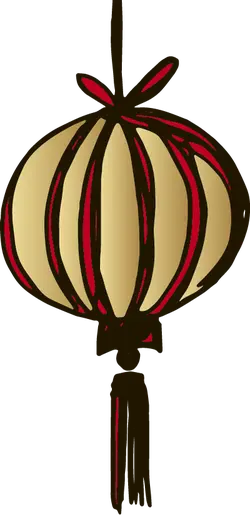 Lantern - red - yellow - No Watermark PNG