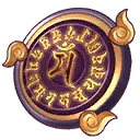 Mystic Badge - gold - High Resolution PNG