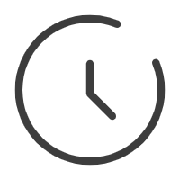 Clock Icon - graphic - line - Free Download PNG
