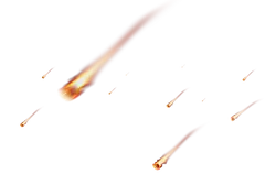 Meteor Shower - celestial bodies - No Watermark PNG