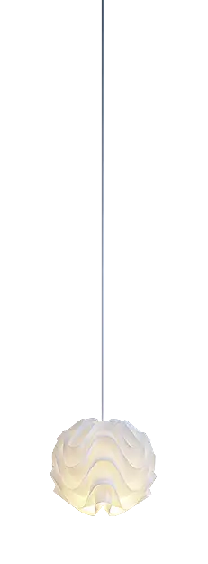 Wave Pendant Lamp - lamp - No Background PNG