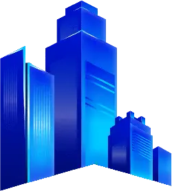 Blue Skyscrapers - night - Free Download PNG