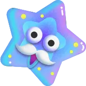 Colorful Star Cartoon Character - star - Lossless PNG