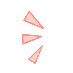Pink Triangles - geometric shape - Transparent Layer PNG