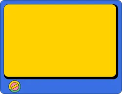 Yellow Rectangle Frame - icon - PNG Images