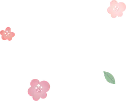 Pink Flowers and Leaf - nature - PNG