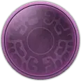 Mystic Disc - purple - High Resolution PNG