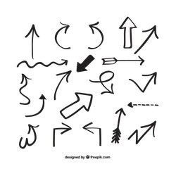 Arrow Patterns - illustration - No Background PNG