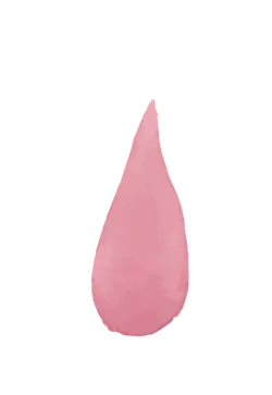 Pink Water Drop - minimalist - PNG