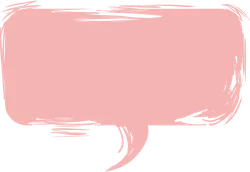 Speech Bubble - speech - pink - Free PNG
