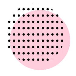 Pink Dotted Pattern - minimalistic - PNG Images