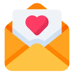Heart Envelope - mail - letter - No Background PNG