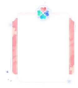 Colorful Four Leaf Clover Frame - pattern - High Resolution PNG