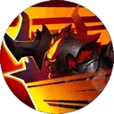 Mechanical Dragon - red - High Resolution PNG