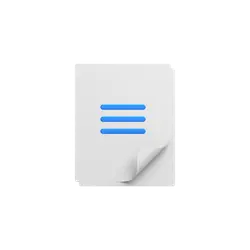 Document Icon - icon - minimalistic - High Resolution PNG