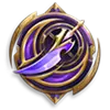 Purple Light Sword Badge - magic - High Resolution PNG