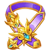 Purple Golden Staff - gold - Transparent Layer PNG