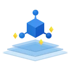 Blue Cube Robot - mechanical - High Resolution PNG
