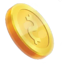 Coin - virtual currency - Transparent Layer PNG