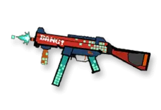Pixel Art Rifle - pixel art - PNG