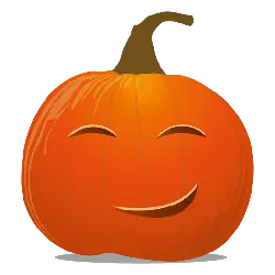 Pumpkin Lantern - smiley face - No Watermark PNG