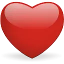 Heart - red - emoji - PNG Images