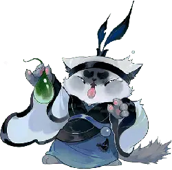 Blue-Dressed Little Fox - fox - PNG Images