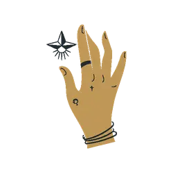 Mystic Hand Gesture - hand - Transparent Layer PNG