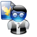 Blue Eyeglasses Man - glasses - No Watermark PNG