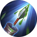 Green Energy Arrow - skill - Transparent Layer PNG