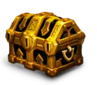 Treasure Chest - High Quality PNG - gold