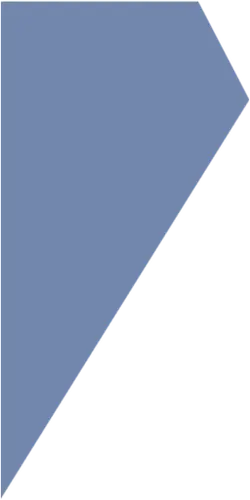 Blue Pentagon - graphic design - PNG