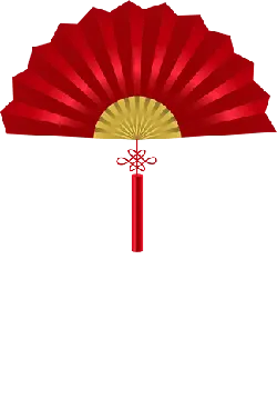 Red Fan - holiday - Free Download PNG