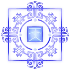 Blue Radiant Symbol - mystical - Free Download PNG