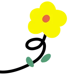 Yellow Flower - simple - Highly Rated PNG