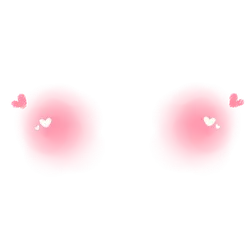 Heart Eyes - heart shape - No Background PNG
