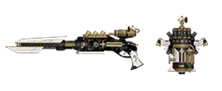 Mechanical Rifle - future technology - Lossless PNG