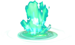 Green Energy Wave - magic - Lossless PNG