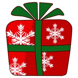 Christmas Gift Box - red - christmas - No Watermark PNG