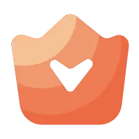 Orange Shield - design element - High Resolution PNG