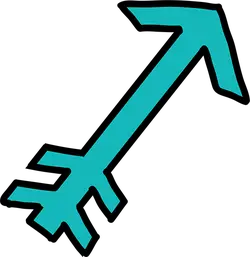 Blue Arrow - logo - No Watermark PNG