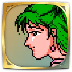 Pixel Green Hair Girl - pixel art - Free PNG
