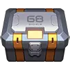 Chest - game prop - orange - Free Download PNG