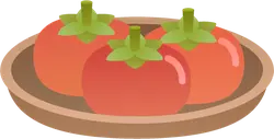 Persimmon - sweet - dried persimmon - No Watermark PNG