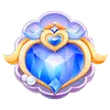 Heart Gem Badge - magic - Free Download PNG