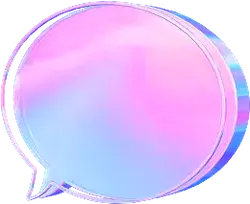 Colorful Dialogue Box - blue - High Resolution PNG