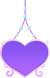 Heart Shape Hanging Decoration - heart shape - Transparent Background PNG