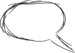 Speech Bubble - line - No Watermark PNG